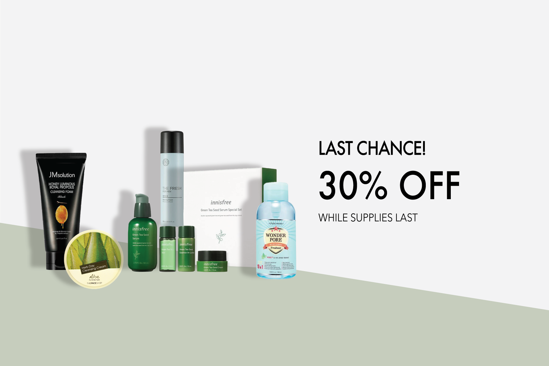LAST CHANCE! 30% OFF