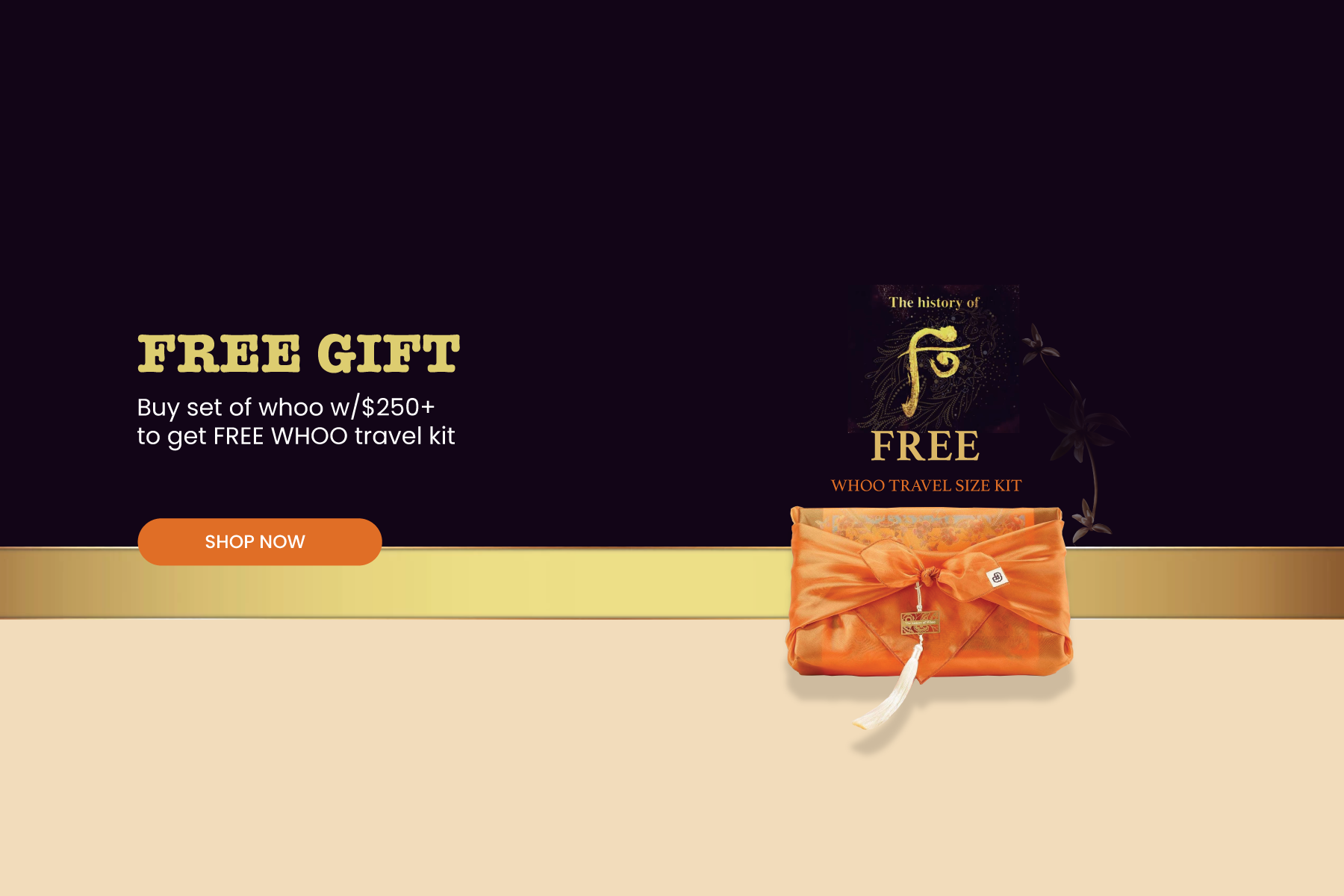 FREE GIFT : WHOO TRAVEL KIT