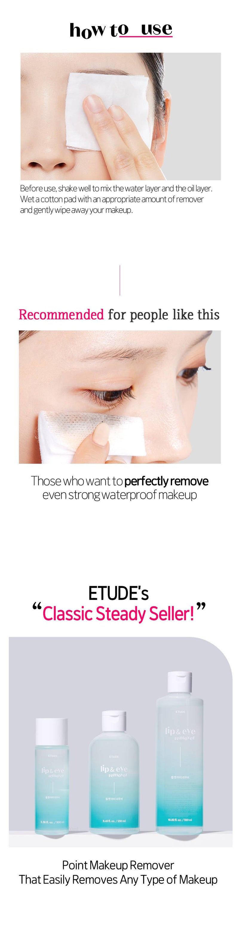 ETUDE Lip & Eye Remover