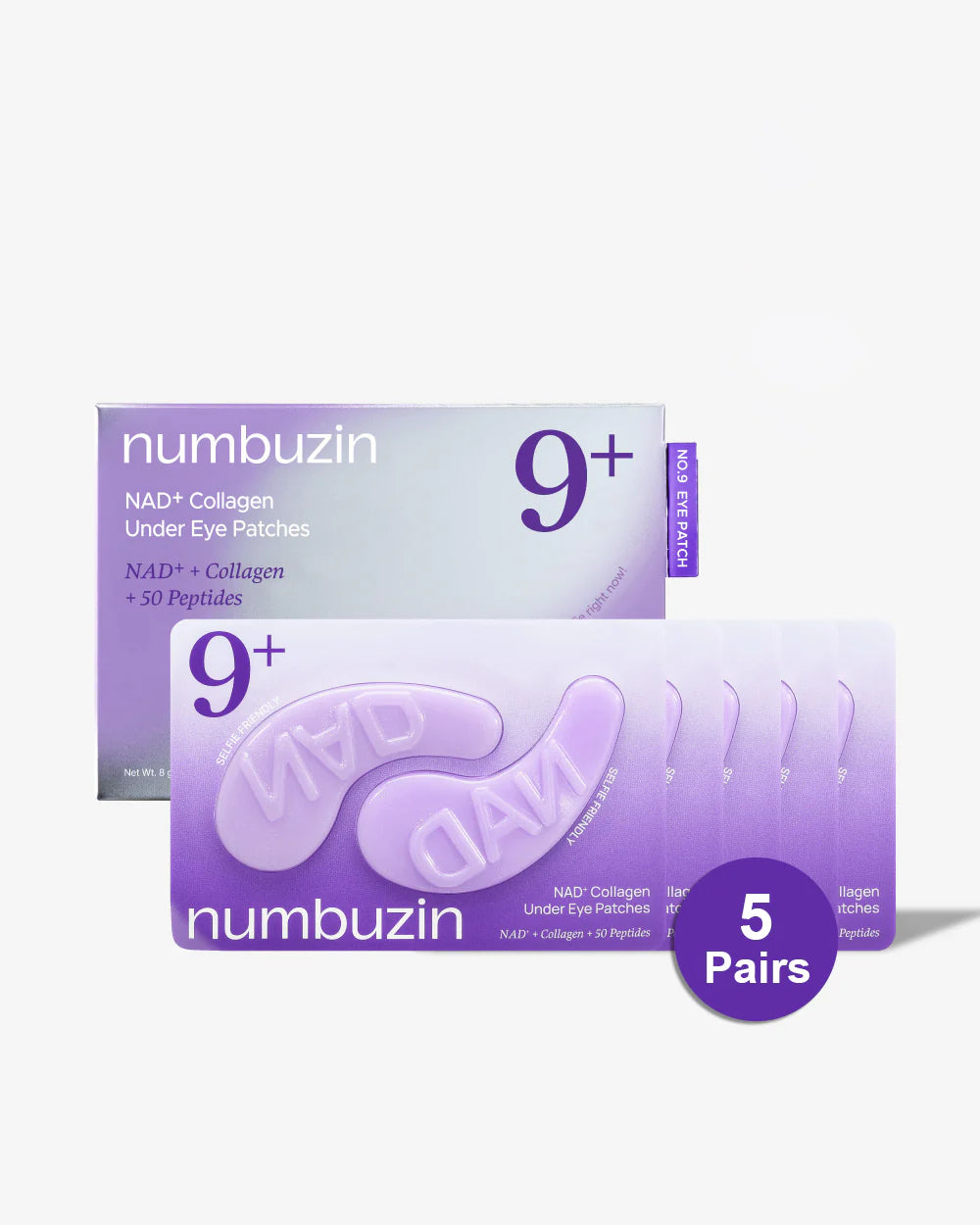No.9 NAD Collagen Under Eye Patches-5 Pairs