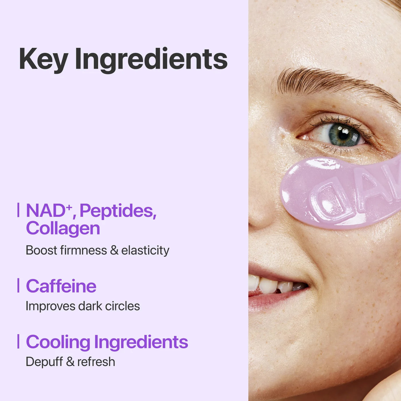 No.9 NAD Collagen Under Eye Patches-5 Pairs