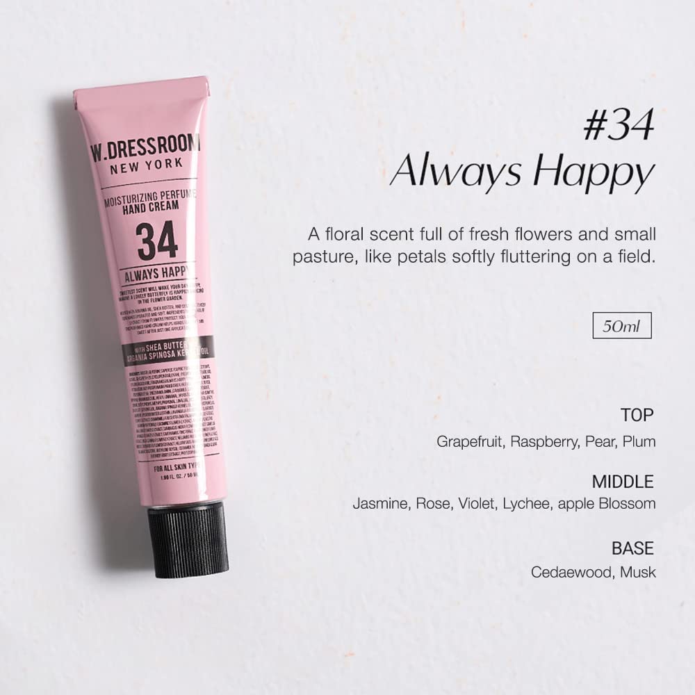 Moisturizing Perfume Hand Cream No.34 Always Happy
