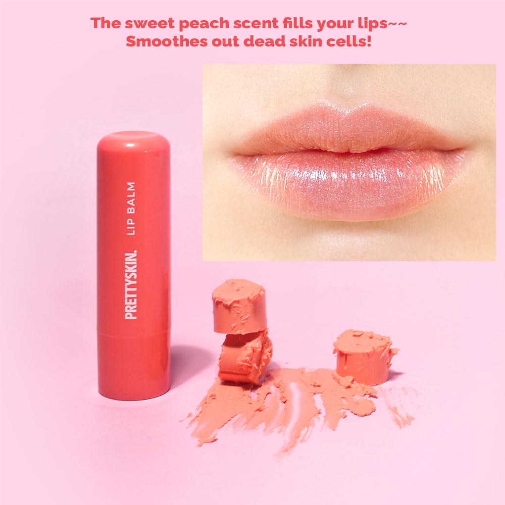 PRETTYSKIN CHOC CHOC NATURAL MOISTURE LIP BALM PEACH