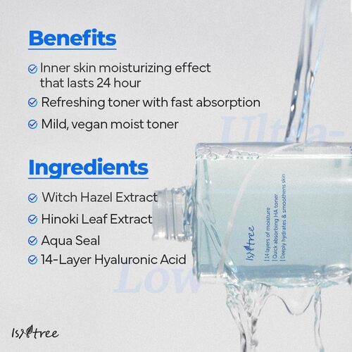 ULTRA-LOW MOLECULAR HYALURONIC ACID TONER 300ML