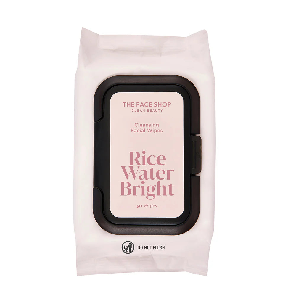 THEFACESHOP RICE WATER BRIGHT CLEANSING WIPES