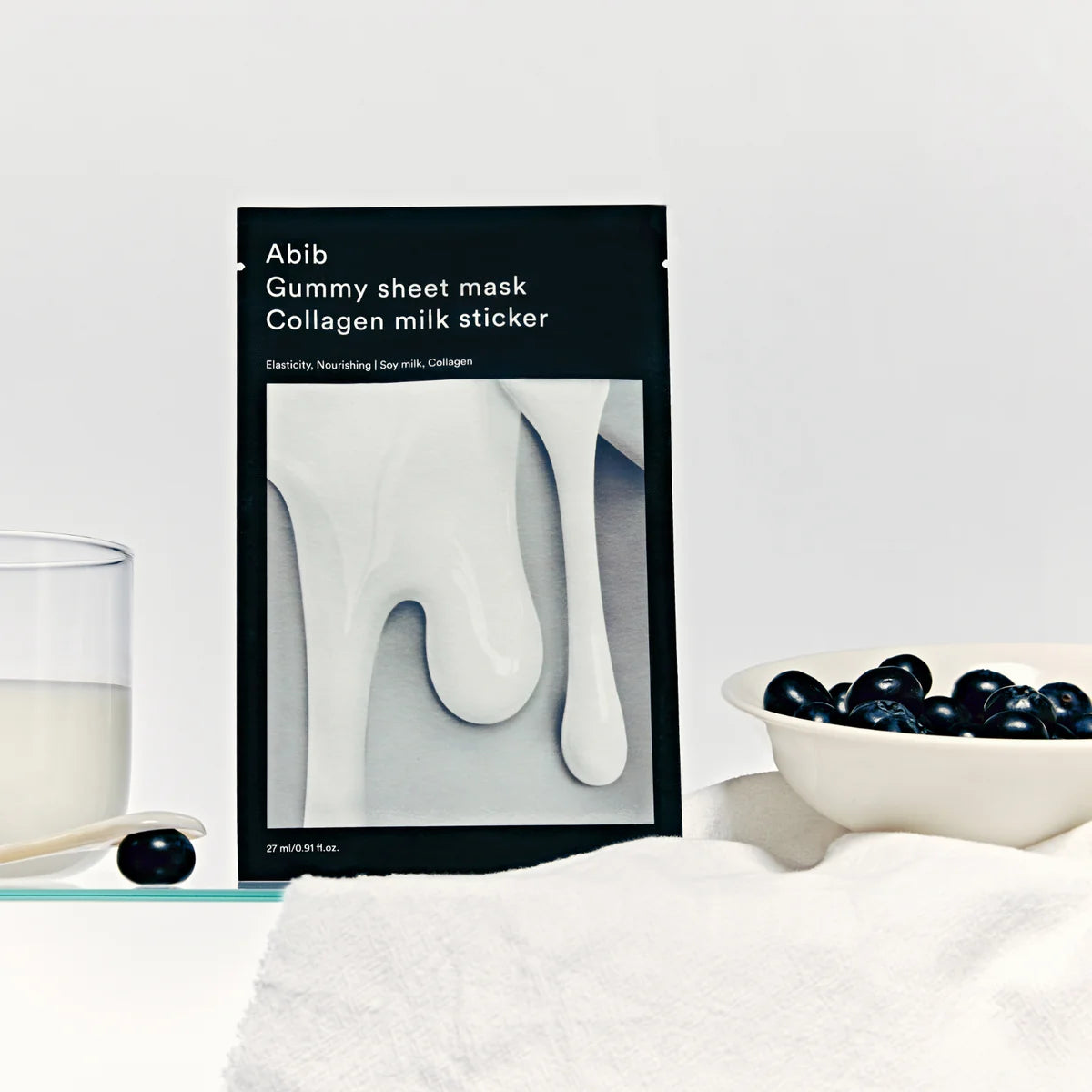 Abib Gummy sheet mask Collagen milk sticker