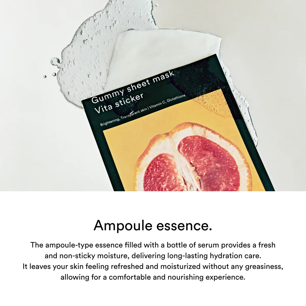 Abib Gummy sheet mask Collagen milk sticker