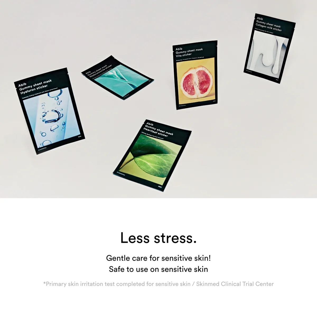 Abib Gummy sheet mask Collagen milk sticker