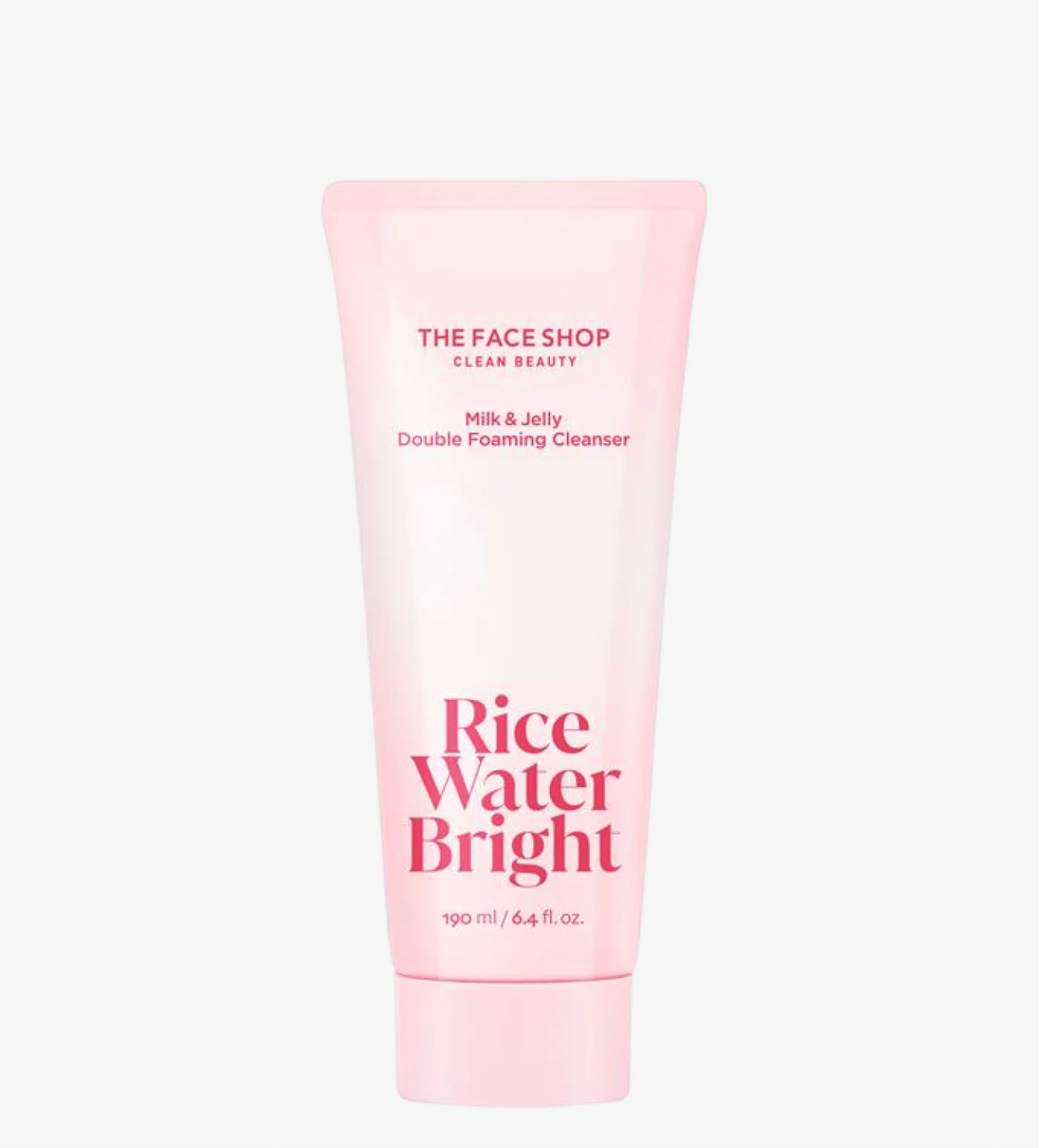 THEFACEESHOP RICE WATER BRIGHT MILK&JELLY DOUBEL FOAMING CLEANSER
