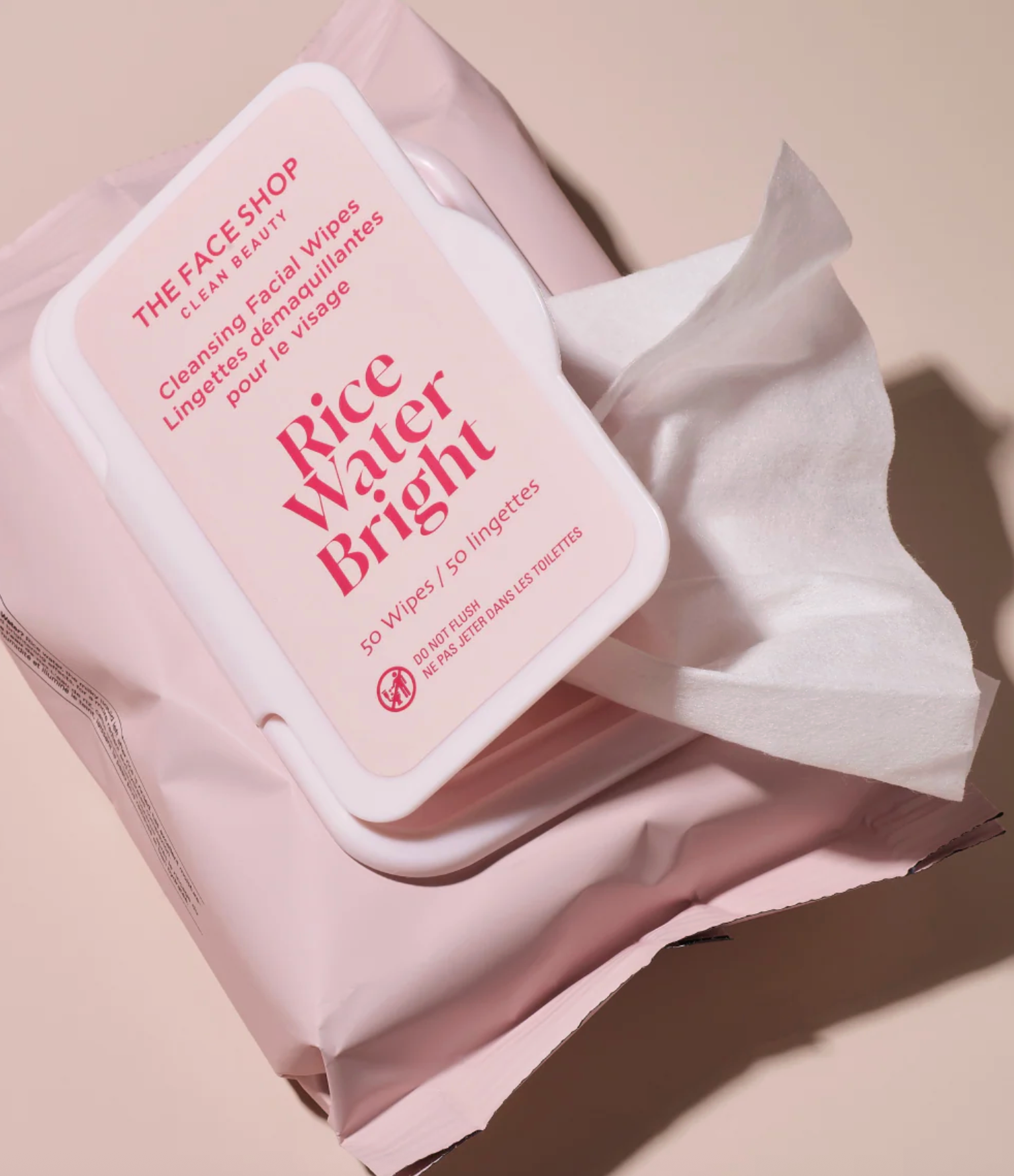 THEFACESHOP RICE WATER BRIGHT CLEANSING WIPES