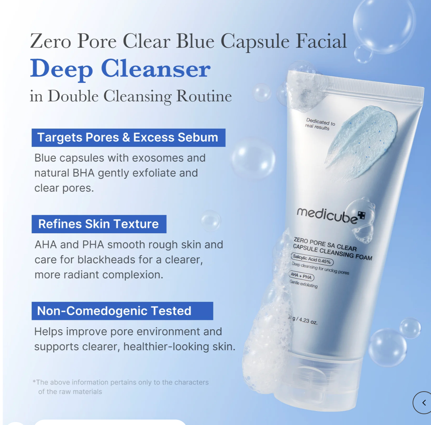 ZERO PORE CLEARING CAPSULE CLEANSING FOAM