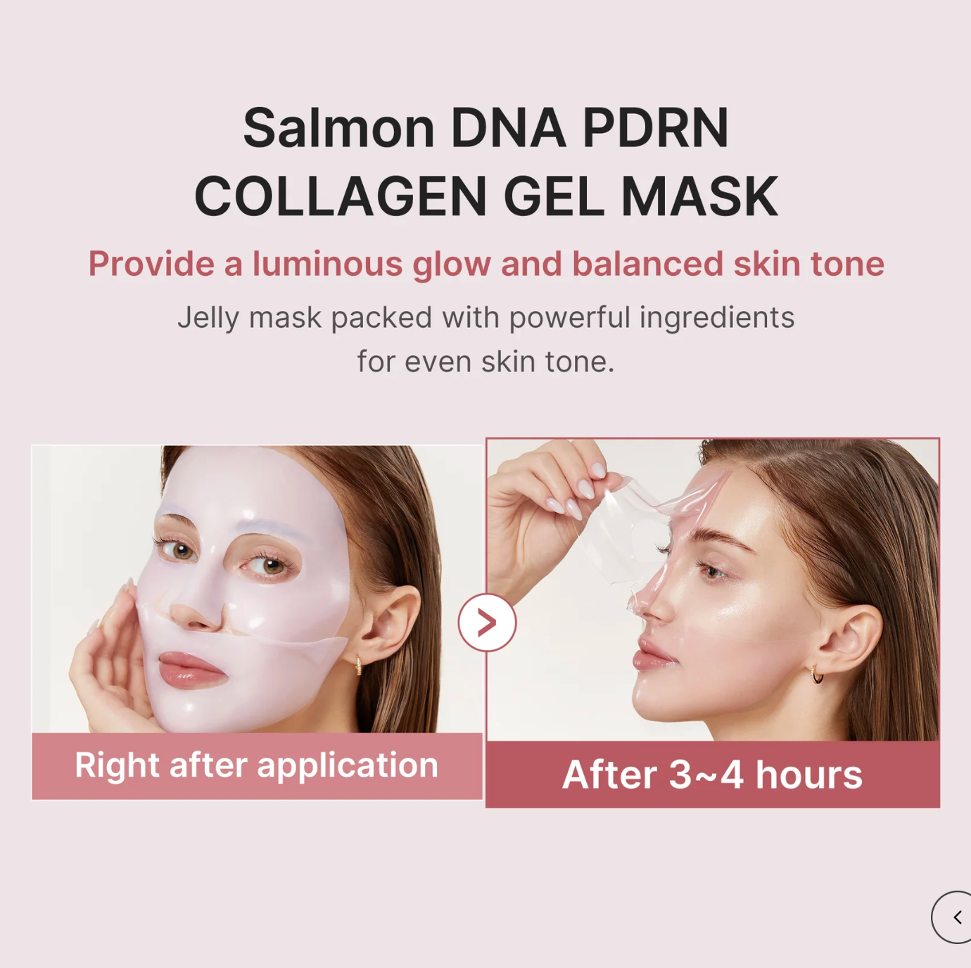 PDRN PINK COLLAGEN GEL MASK