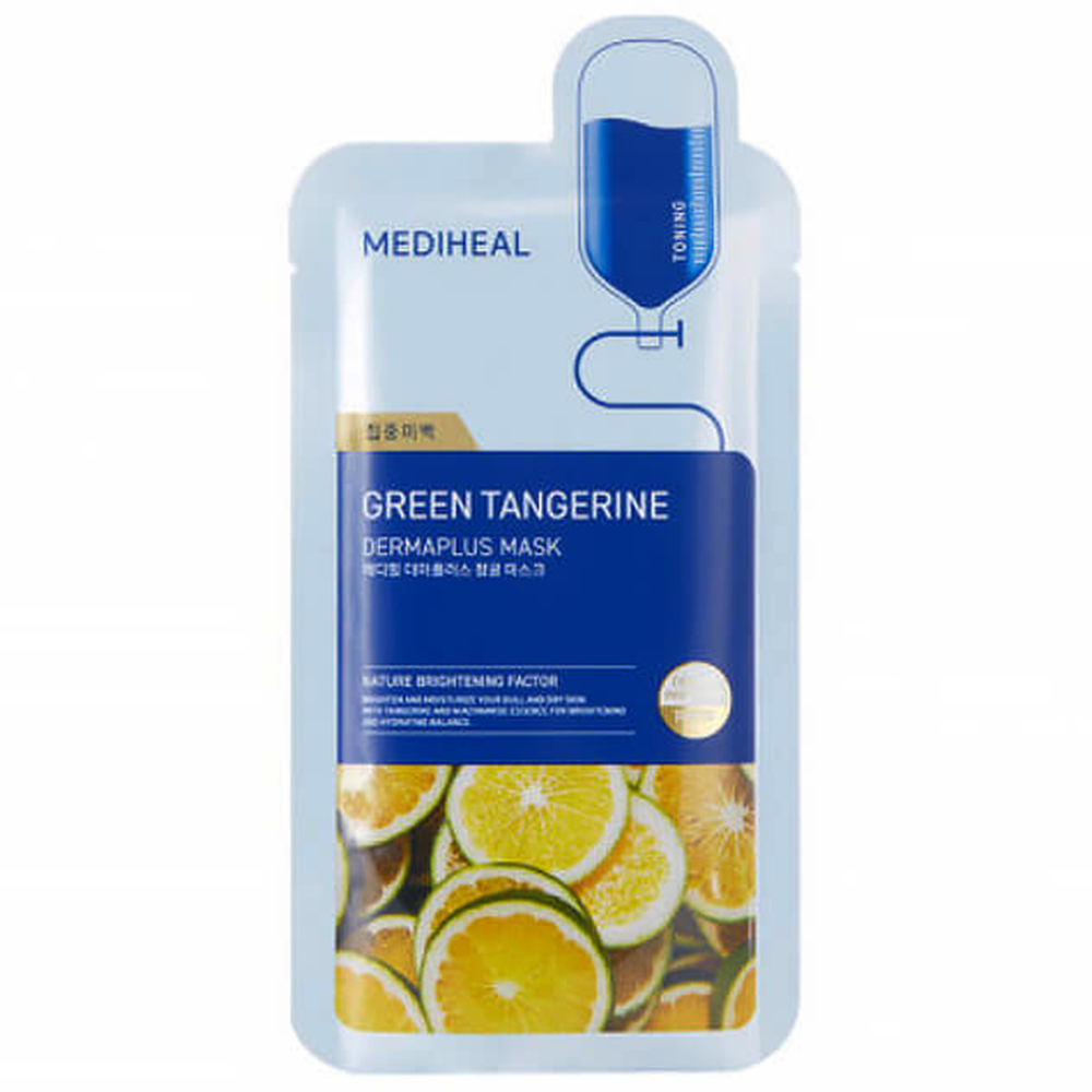 MEDIHEAL DERMAPLUS GREEN TANGERINE MASK