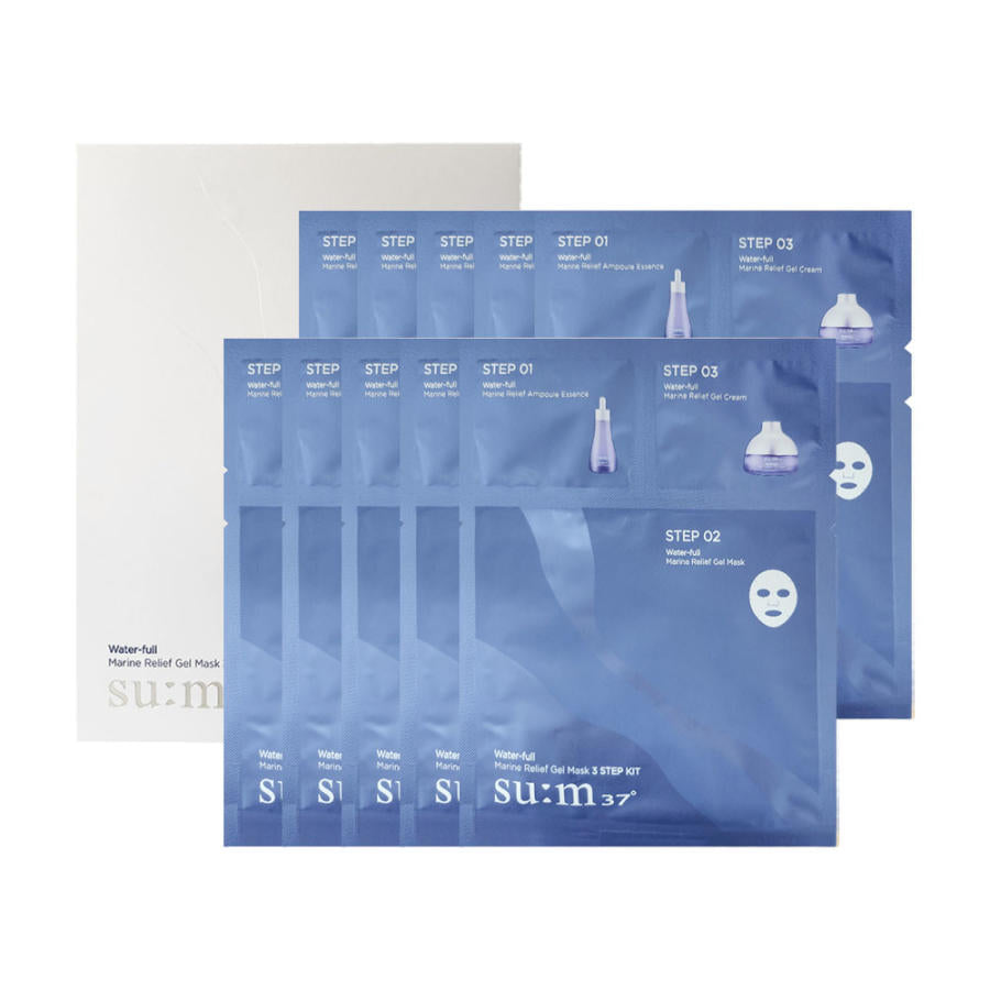 SU:M37 Water-full Marine Relief Gel Mask 10EA