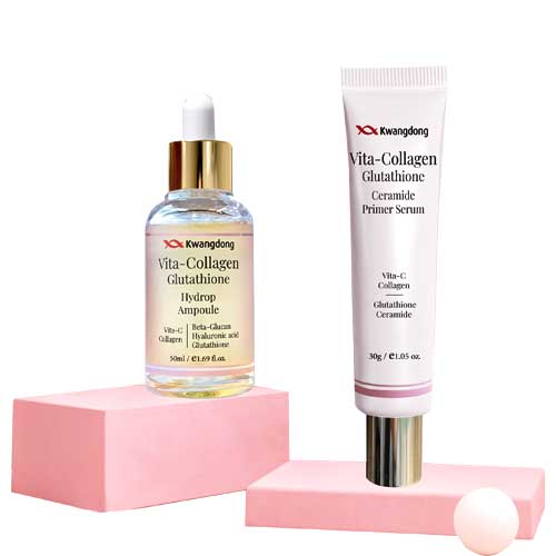 VITA COLLAGEN GLUTATHIONE CERAMIDE PRIMER SERUM+HYDROP AMPOULE