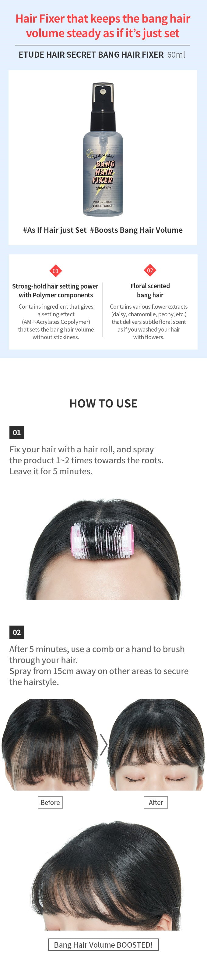 HAIR SECRET BANG HAIR FIXER