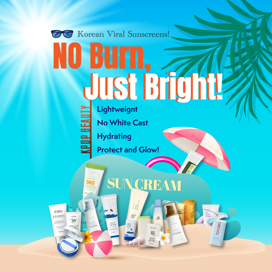 Find your perfect Korean sun cream by skin type!