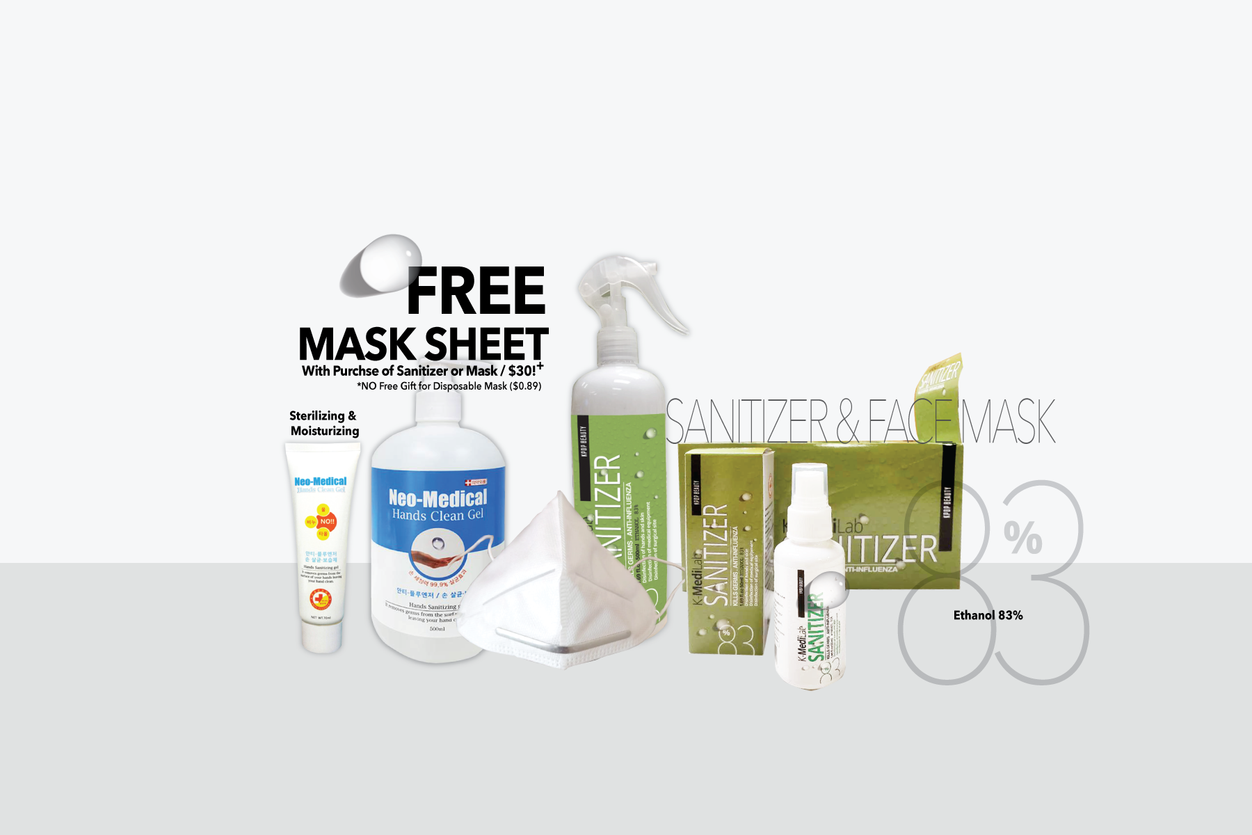 SANITIZER & MASK