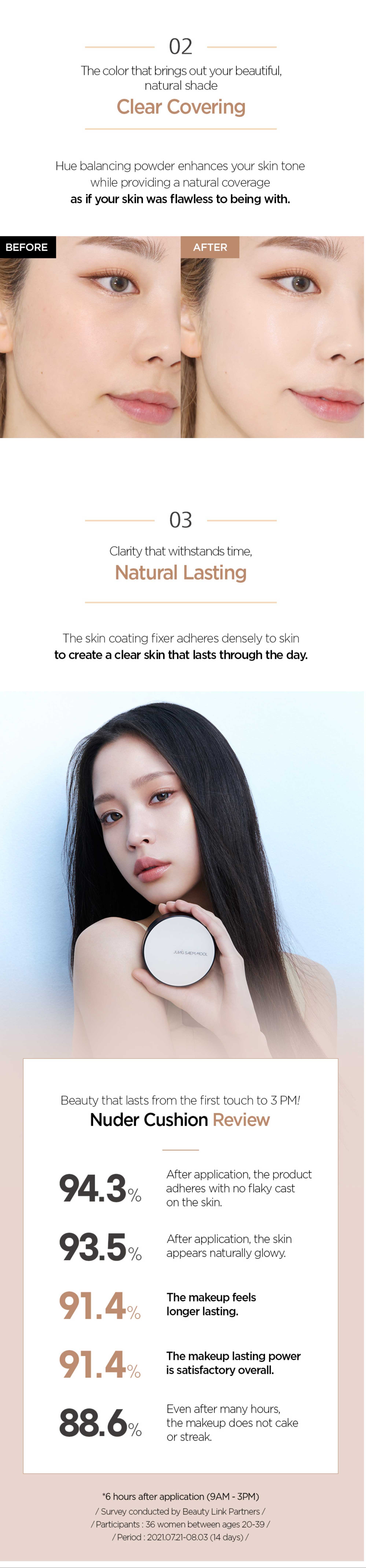 JUNGSAEMMOOL Essential Skin Nuder Cushion (Refill Included)