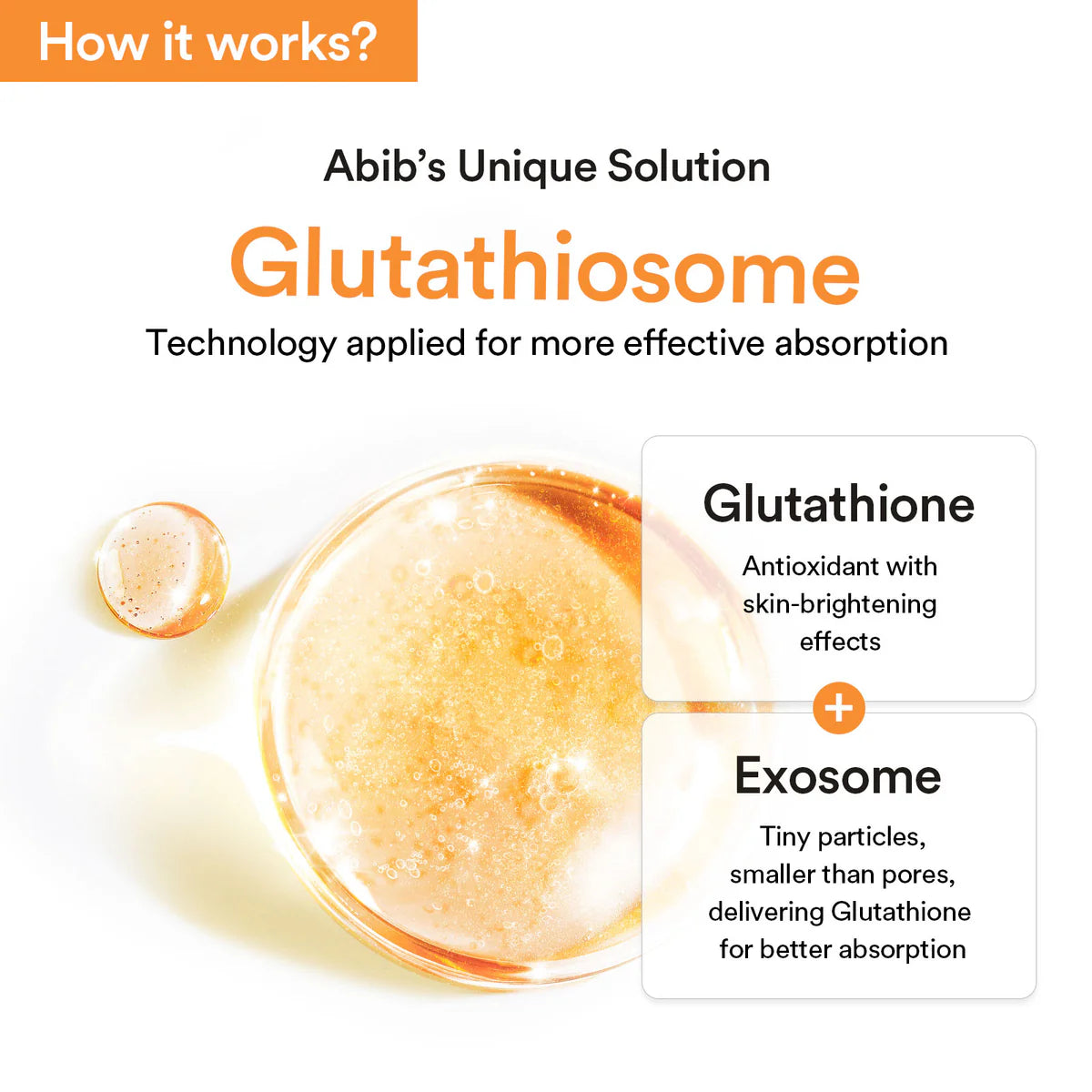 Abib Glutathiosome dark spot serum  Vita drop