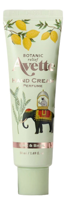 Avette Botanic Relief Lime & Basil Perfume Hand Cream