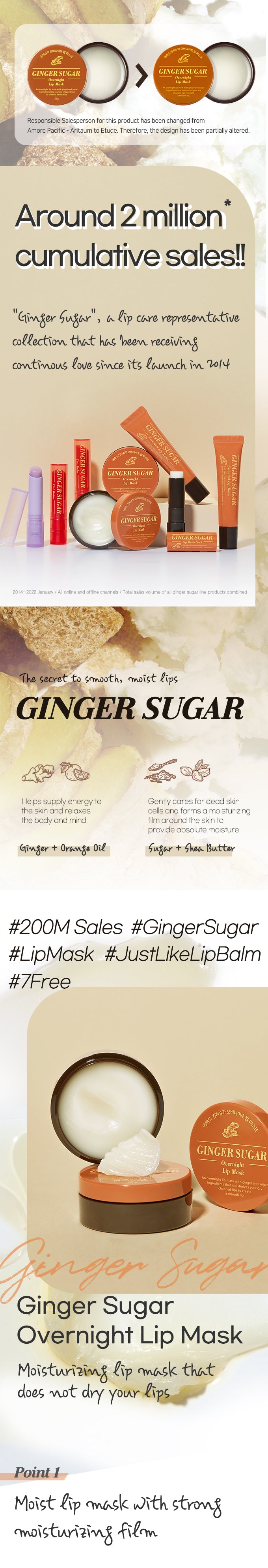 GINGER SUGAR OVERNIGHT LIP MASK