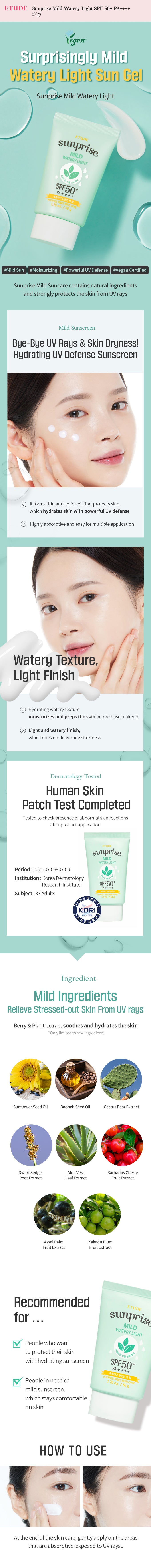 ETUDE HOUSE SUNPRISE MILD WATERY LIGHT