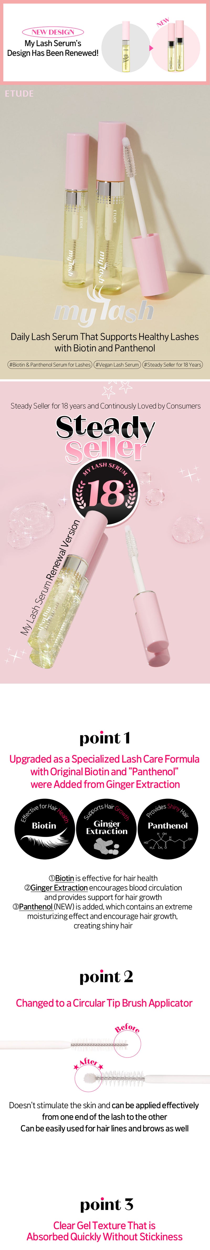 ETUDE HOUSE MY LASH SERUM 9G