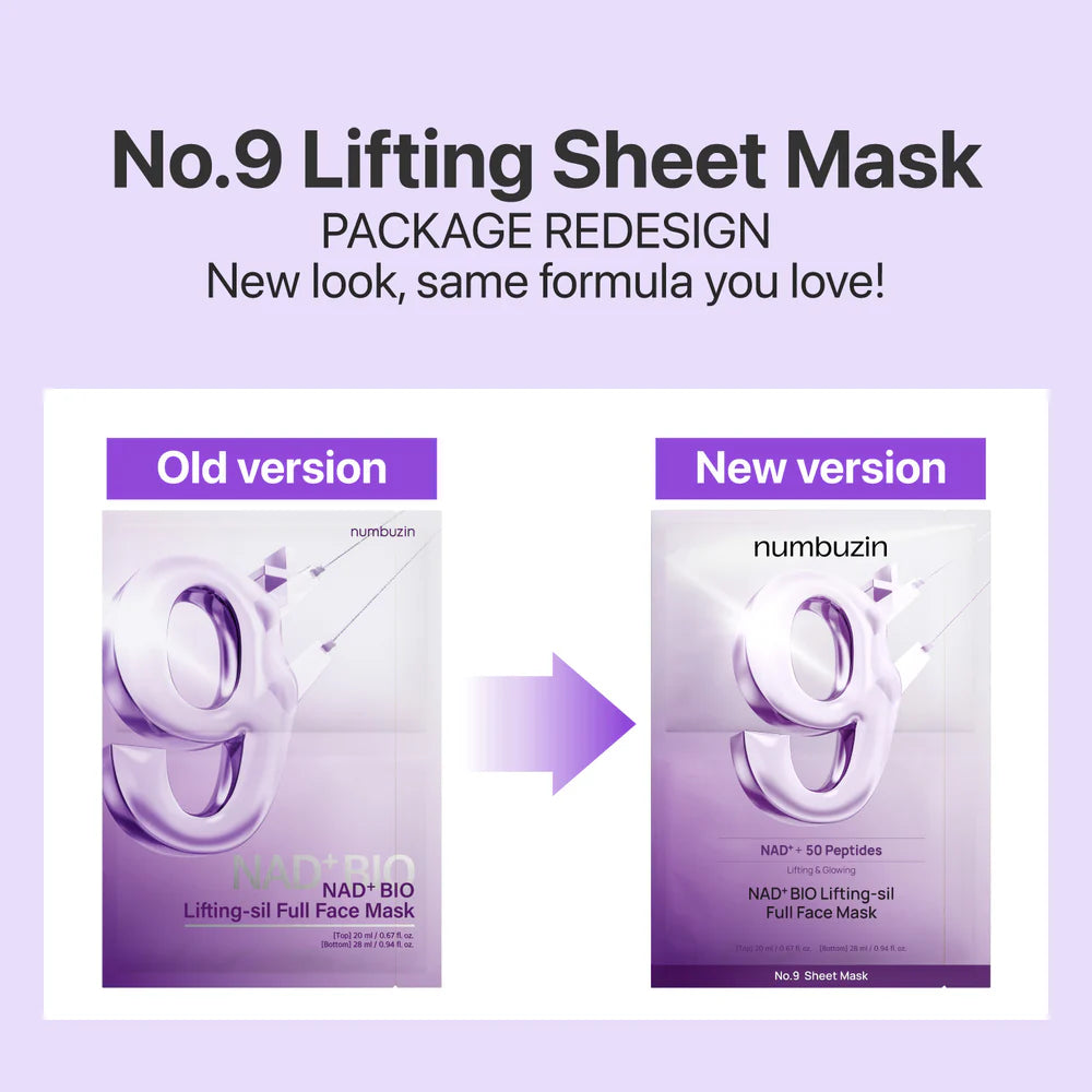 No.9 NAD+ BIO Lifting-sil Full Face Mask