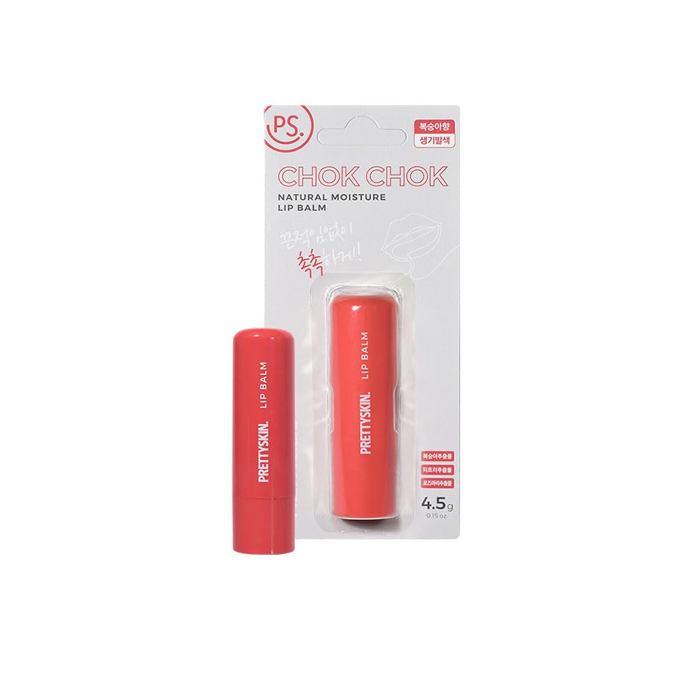 PRETTYSKIN CHOC CHOC NATURAL MOISTURE LIP BALM PEACH