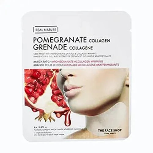 Real Nature Neck Patch Pomegranate Collagen