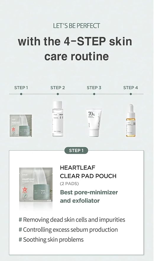 ANUA HEARTLEAF SMOOTHING TRIAL TRAVEL KIT