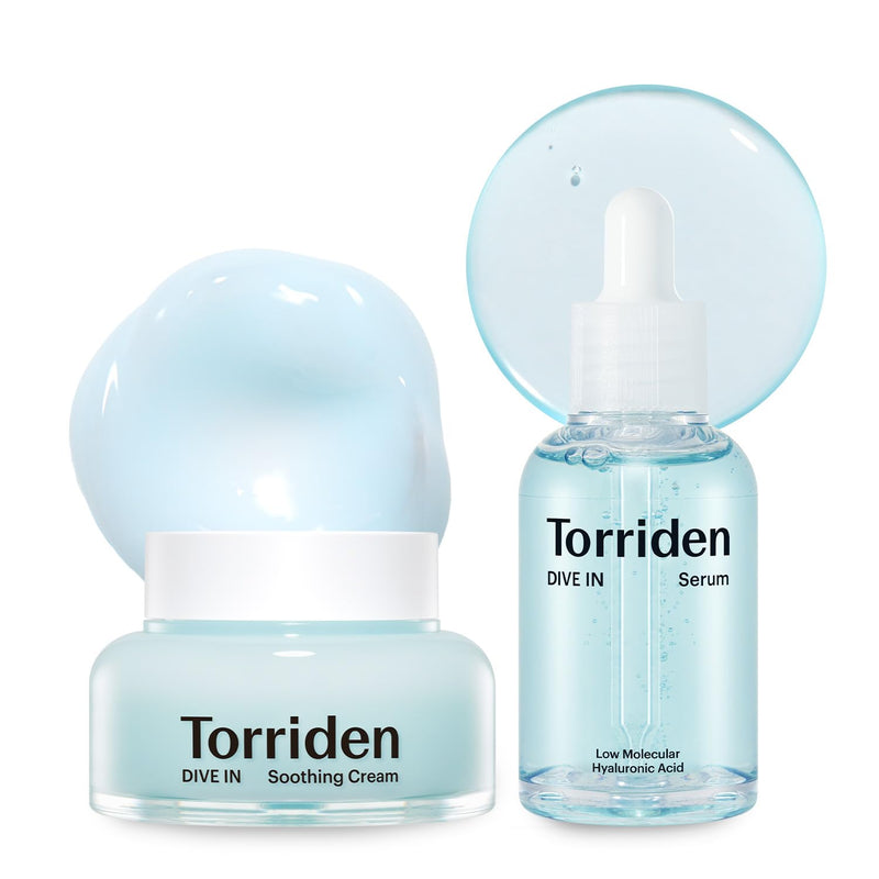 TORRIDEN DIVE IN SERUN + SOOTHING CREAM HYALURONIC ACID CARE SET