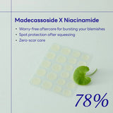 MEDIHEAL DERMA CLEAR MADECASSOSIDE BLEMISH SPOT PATCH *6POUCH/132