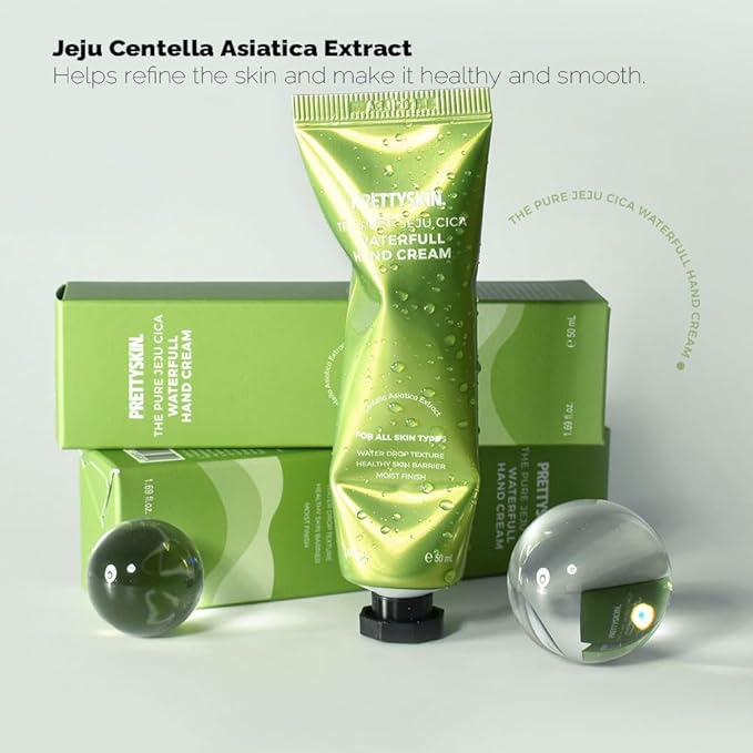 PRETTYSKIN THE PURE JEJU CICA WATERFULL HAND CREAM