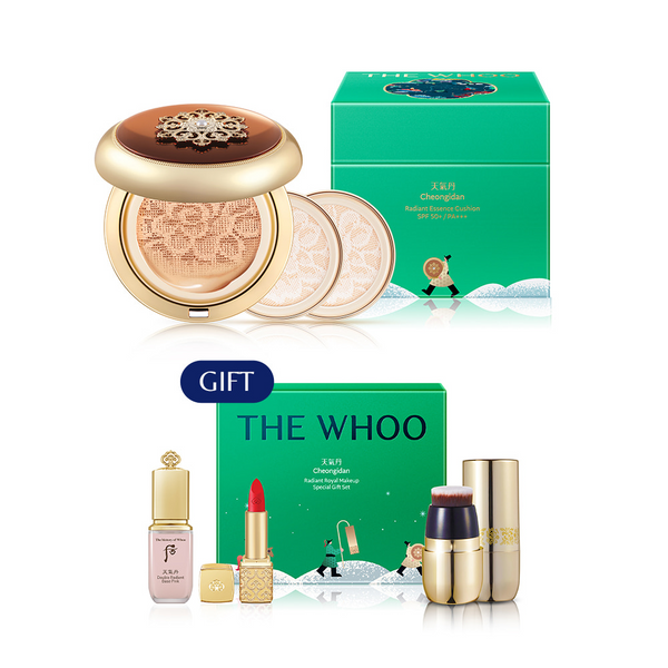 WHOO Cheongidan Radiant Essence Cushion SET No. 21
