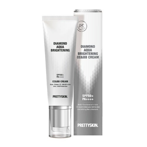 PRETTYSKIN DIAMOND AQUA BRIGHTENING CC & BB CREAM