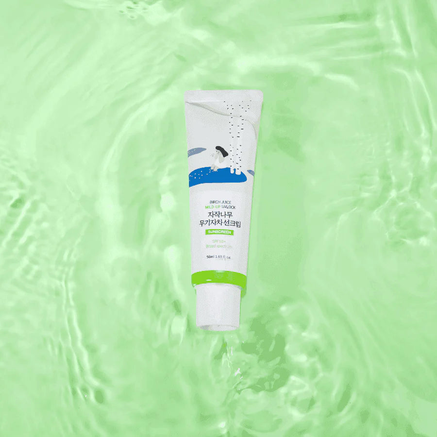 ROUND LAB  BIRCH JUICE MOISTURIZING MILD-UP SUN CREAM