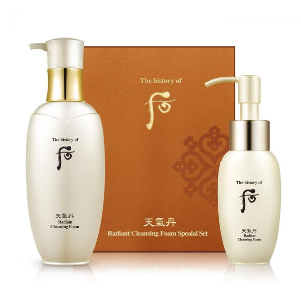 WHOO CHEONGIDAN RADIANT CLEANSING FOAM SET 200ML