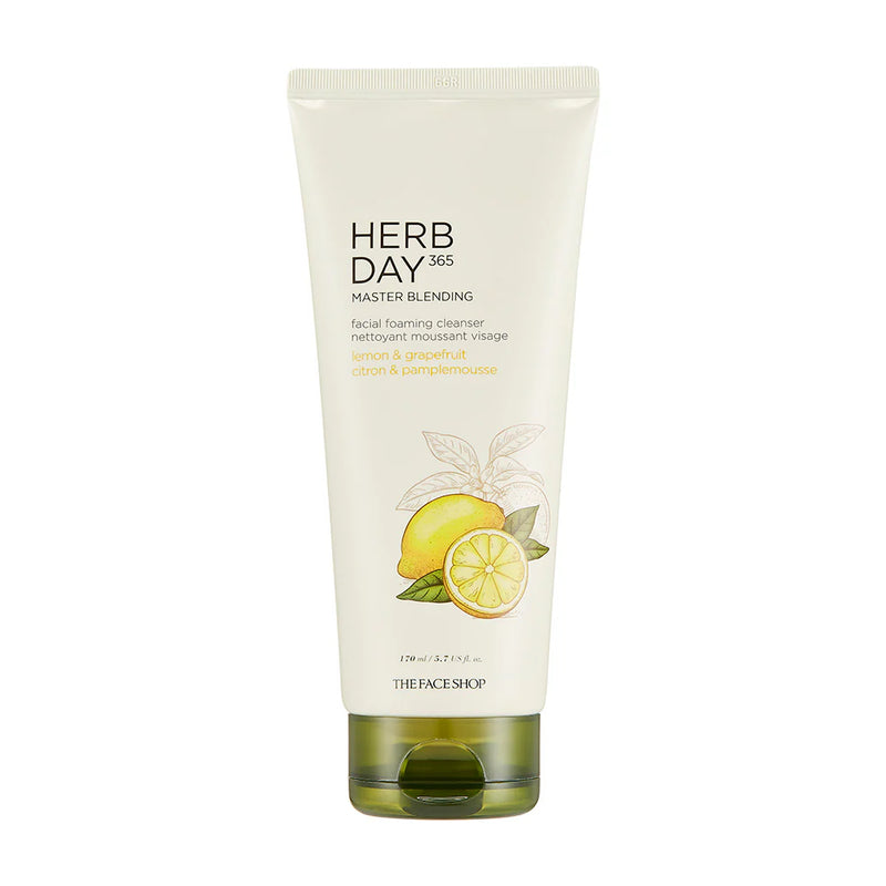 HERBDAY 365 MASTER BLENDING FACIAL FOAMING CLEANSER | LEMON&GRAPEFRUIT
