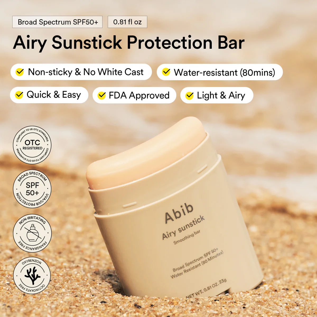 Airy Sunstick - smoothing bar