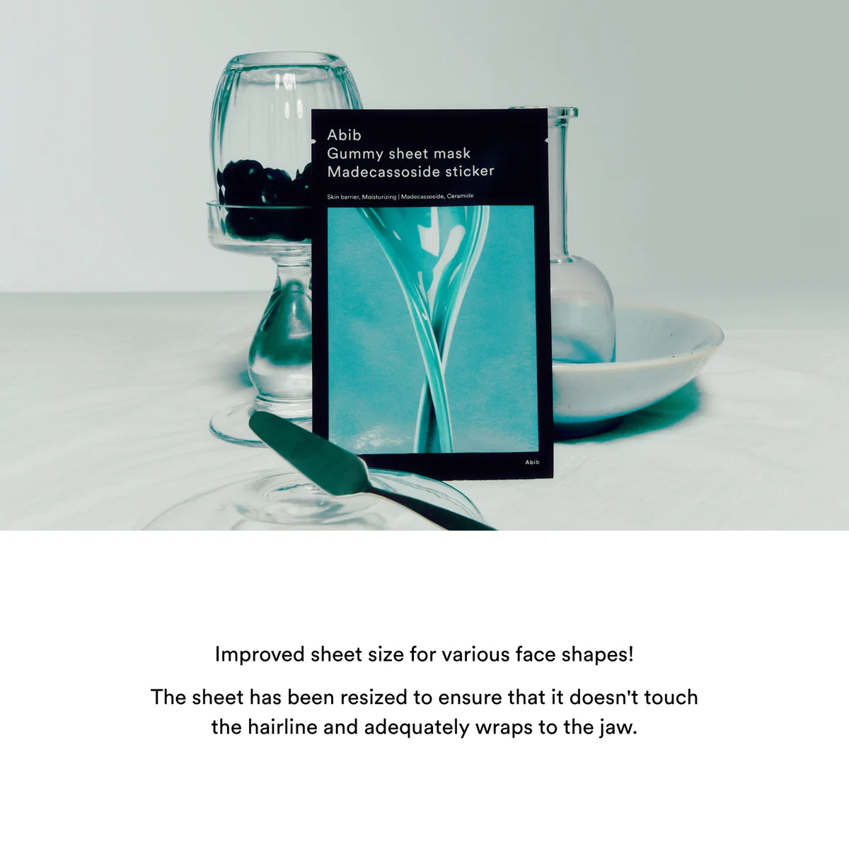 Abib Gummy sheet mask Madecassoside sticker