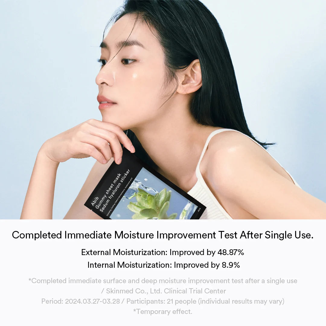 Gummy Sheet Mask Sedum Hyaluron Sticker