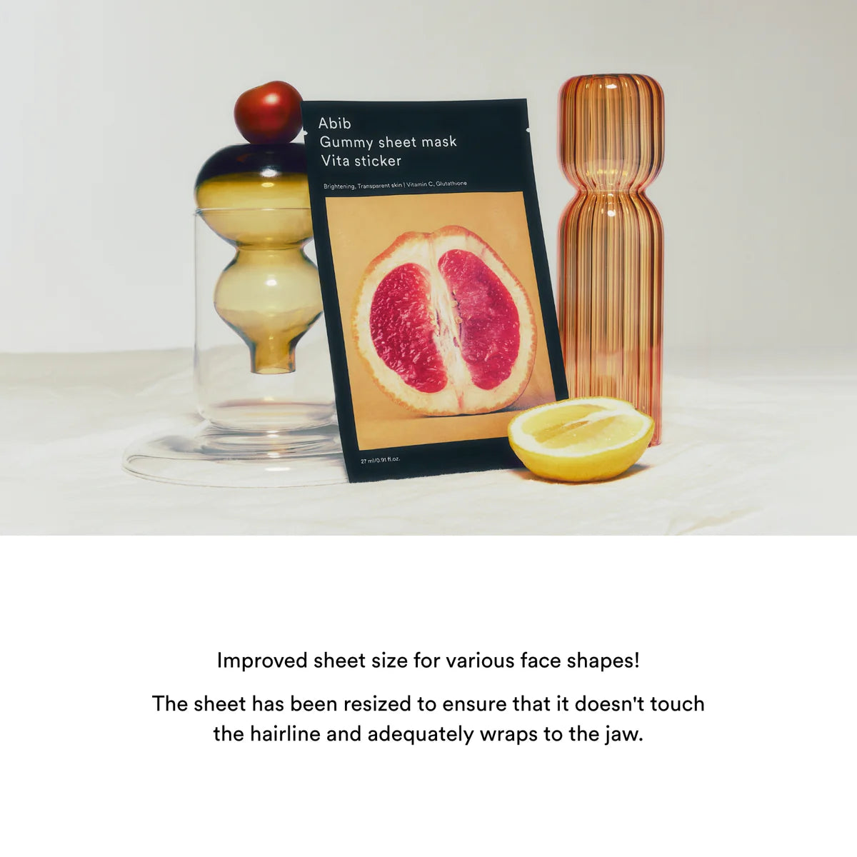 Abib Gummy sheet mask Collagen milk sticker