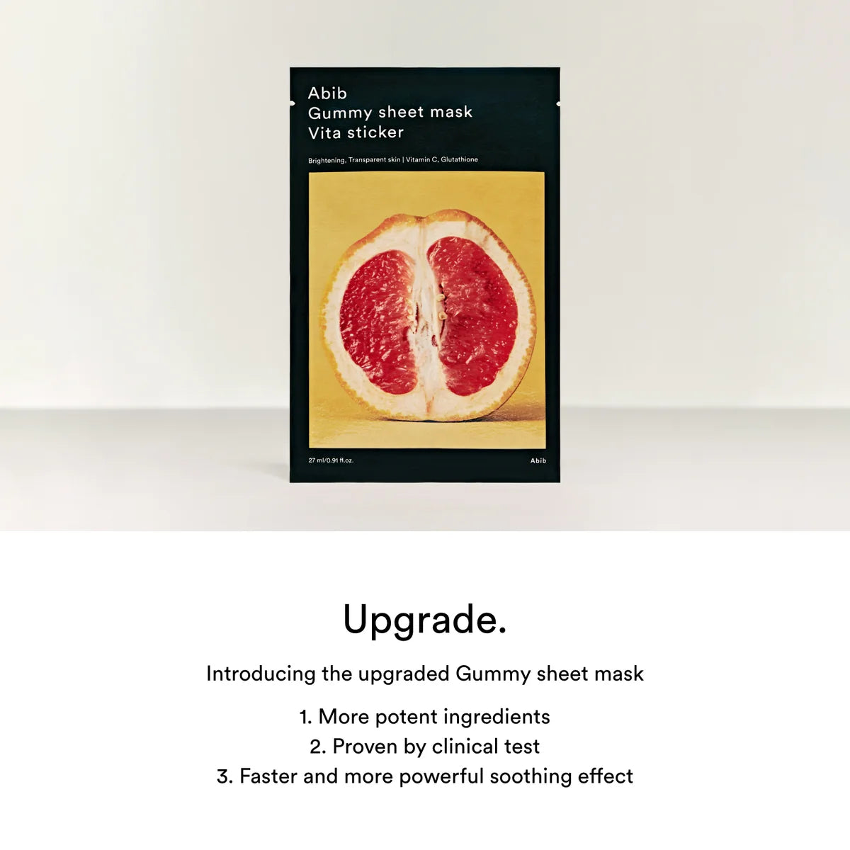 Abib Gummy sheet mask Collagen milk sticker