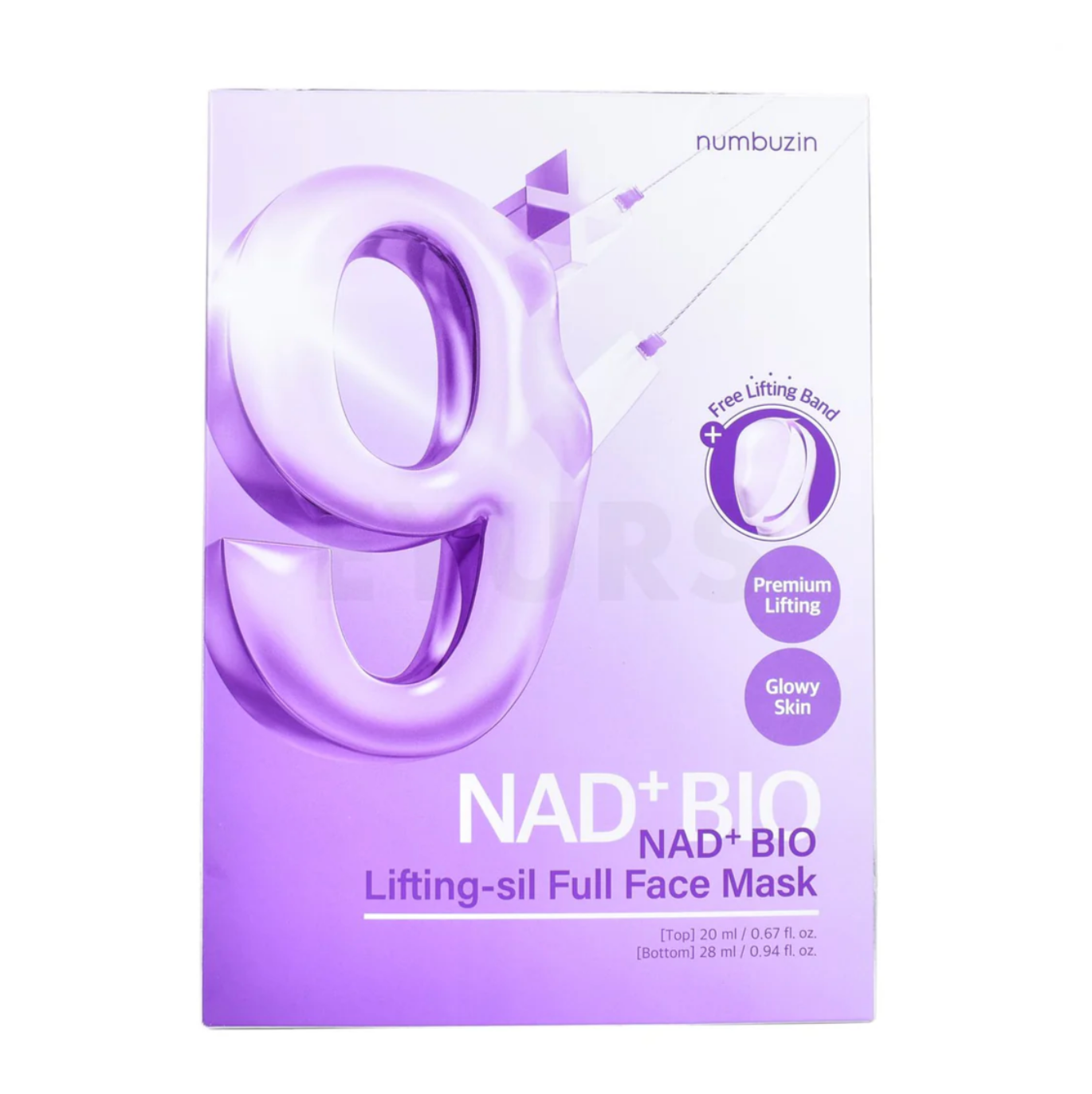 No.9 NAD+ BIO Lifting-sil Full Face Mask