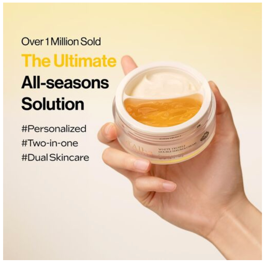 White Truffle Double Serum & Cream 70g