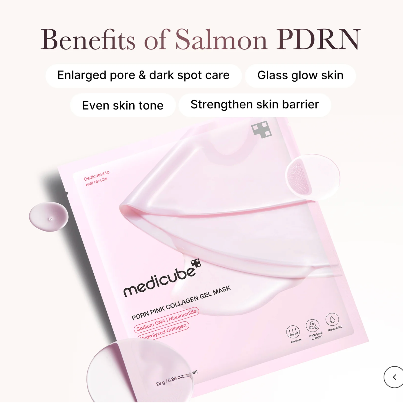 PDRN PINK COLLAGEN GEL MASK