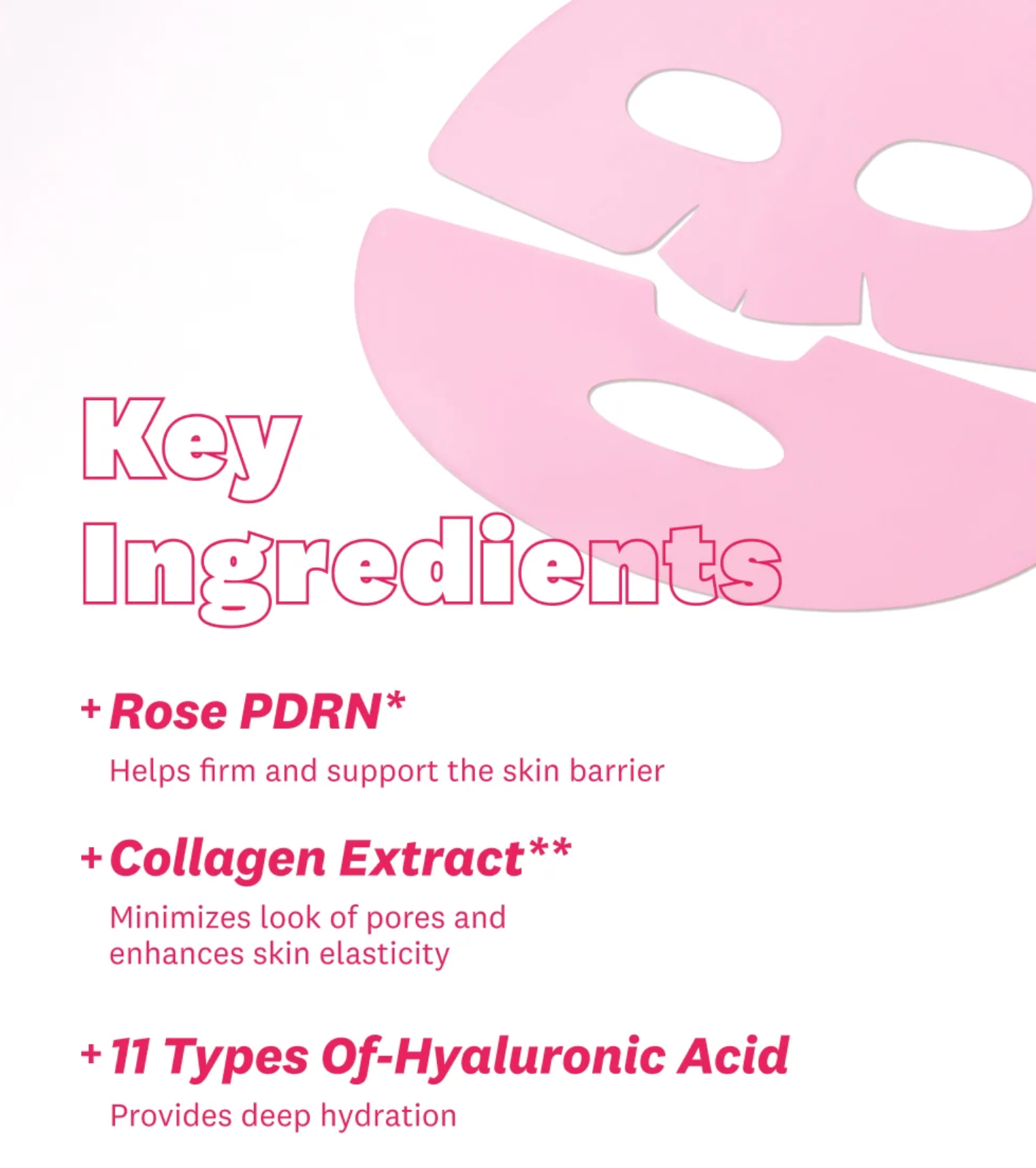 THEFACESHOP AT HOME AESTHETICS PDRN HYALU11 COLLAGEN MASK 4EA