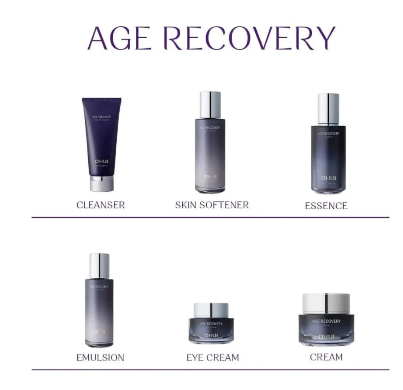 OHUI Age Recovery 3pcs special set